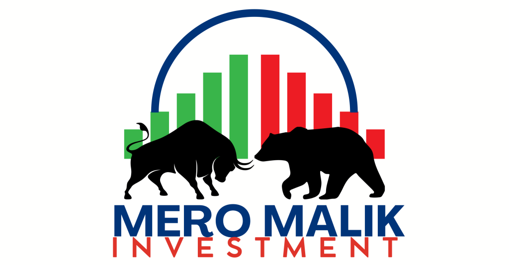 blue red bold modern corporate stock trade finance cgfg